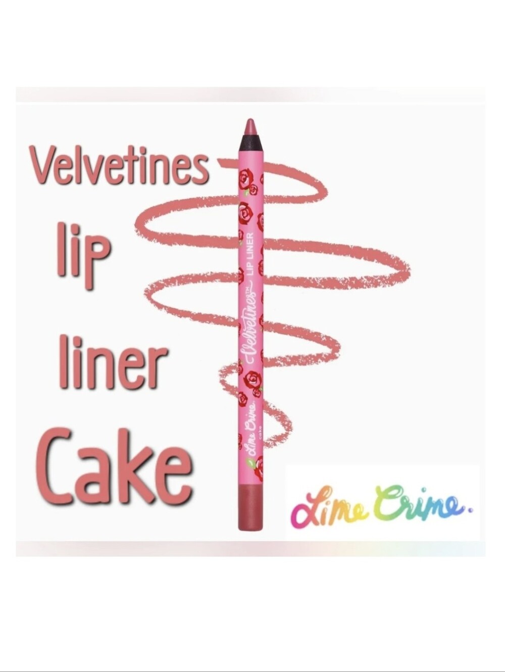 CAKE Lime Crime DISCONTINUED Velvetines Lip Liner NWT